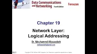 CH19 part2  Data Communication and Networking forouzan 4th edition