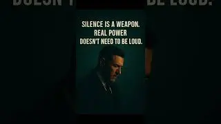 Power doesn&rsquo;t make noise. Silence wins. #mindset #motivation #coldvibes #darkmotivation #dream002