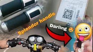 #Splendor bs6 model ka handle ka