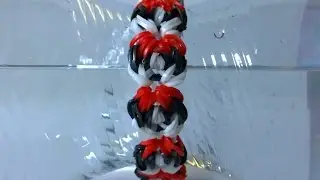 Rainbow Loom POKEBALL Pokemon Bracelet No Loom Only Hook Cool Design