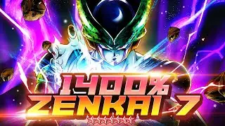 Z7, 1400%, 14* YEL CELL IS AMAZING! ARE 1% SP ZENKAIS FINALLY GOOD AGAIN?! | Dragon Ball Legends