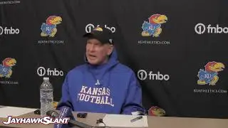 Lance Leipold after Kansas loses to Iowa State