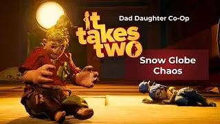 Snow Globe Chaos ❄️😳 | Dad & Daughter Co-Op