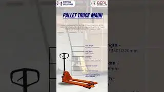 Upgrade Your Warehouse | Heavy-Duty Pallet Truck | Shreeram Enterprises, Indore