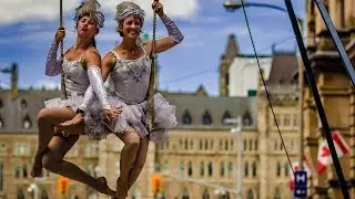 The Silver Starlets - Glam, Glitz, and Glitter of an all female aerial show.