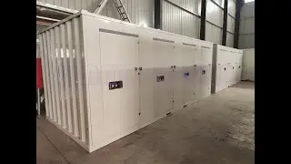 MULTIPLE DOORS FOLDABLE SELF STORAGE UNITS WITH PARTITIONS