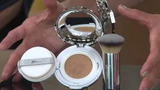 IT Cosmetics CC Veil SPF 50 Foundation Cushion Compact with Brush with Shawn Killinger