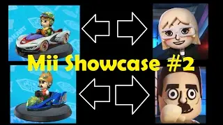Mario Kart 8 Mii Showcase - Michael and Lisa from Mario Sports Mix Commercials
