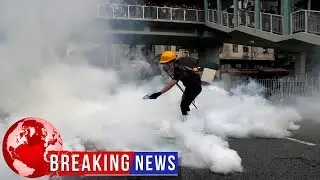 Hong Kong activists protest suspected gang attack in defiance of...