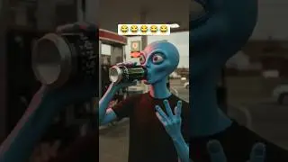 Funny Alien Drinks Monster Energy 🤣 #funnyshorts #comedyshorts #subscribe