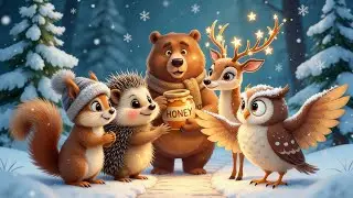 Christmas Song & Story for Kids 🎄 Forest Animals Learn Kindness | Nursery Rhymes | Kid Ventura TV
