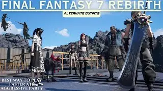 Final Fantasy 7 Rebirth Best Mods (Best Outfits/Faster ATB/More Aggressive Party).