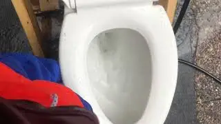 WaterRidge dual flush toilet on a high tank