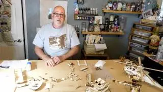 M1 Abrams Tank Wood Model Kit Assembly Video LazerModels