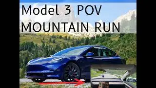 Tesla Model 3 POV Mountain Drive | Dolomites POV | The Ultimate Daily?