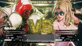 SFV Champion Edition 🔥 Ultimate-WPN (BALROG) Vs iDom (POISON) 🔥 Online Match's 04-15-2023