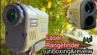 Laser Rangefinder Discovery Lions W1000A unboxing & reveiw in urdu