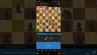 Kings Pawn game:Prabu's Queen Knight attack