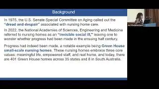 2024 Robert L. Kane Memorial Lecture, by Dr. Sheryl Zimmerman
