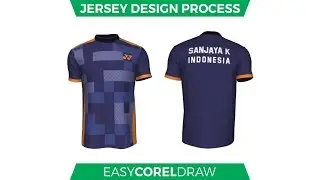 How to Create Badminton Jersey Designs - CorelDraw 2018