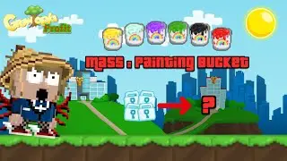 2400 Painting Bucket Tree -  Ne Kadar Kazandık?!? - Growtopia *T&Uuml;RK&Ccedil;E*