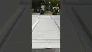 Automatic scan pin system three working tables membrane tables membrane machine at customer factory.
