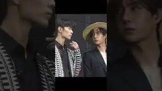 Zhan Ge is crying and yibo is staring at him.