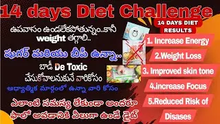 Just follow the 14 days Diet Plan - without fasting - Heavy Restrictions - Simple and easy method