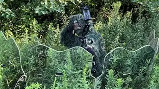 Охота с луком с земли // GhostBlind и костюм Ghillie