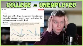 Gen Z Men's Degrees are WORTHLESS for Getting Jobs?! -- Worse Than You Think...