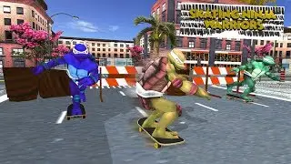 Skating Ninja Warriors