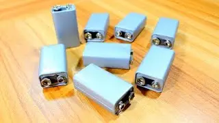 3 useful things can be made with 9v battery - life hacks