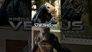 PREDATOR VS LIZARD #marvel #marvelcomics #mcu #marvelstudios #lizard #predator #shorts #ytshorts