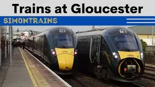 Trains at Gloucester Station 2022