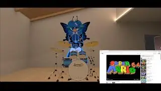 super mario 64 bob-omb battlefield theme drum cover vrchat