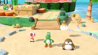Super Mario Party Partner Party #935 Watermelon Walkabout Yoshi & Monty Mole vs Hammer Bro & Waluigi