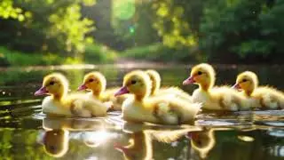 🐥 Mother Duck Protects Her Ducklings | Adorable Baby Ducks Video👉baby duck