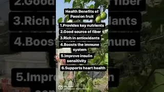 Health benefits of passion fruit| #shorts #healthytips
