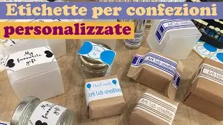 Etichette per confezioni personalizzate
