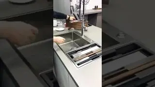 Franke Kitchen Sink(Box center)Insane features #kitchendesign #kitchengadgets #kitchensink