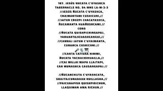 #JESUS ÑUCATA CUYASHCA #SALMISTA IGNACIO CSIZAGUANO 
