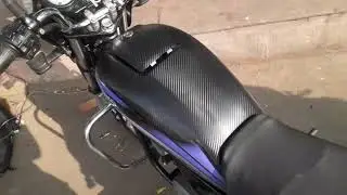 Hero Splendor+ Tank Carbon Vinyl Wrapping,Warp Alll Bike Tank,Teck Automobile