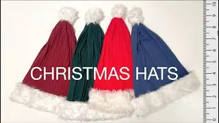 Getting ready for Christmas 🎄 Bright Christmas hats DIY 🎅