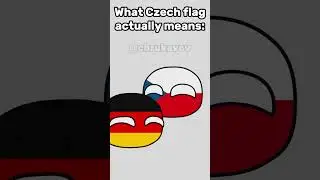 🤫 the secret of Czech flag! #shorts #countryballs #memes #animation