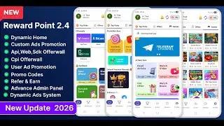 Reward Point - Cpi Offer, Offerwall, Spin, Scratch, Leaderboard, Dynamic Ads, Promotion