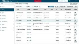 How to Invite a Client to the MyTAXPortal