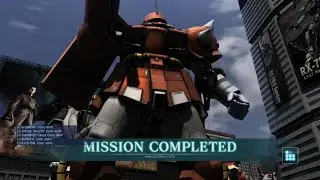 GBO2 - 300 cost Basic Match, Deserted City, Zaku II FZ (Fritz Helmet) gameplay.