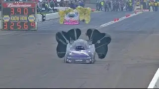 Beckman powers to quickest run in NHRA History in Brainerd