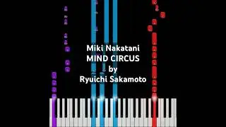 Miki Nakatani - MIND CIRCUS (by Ryuichi Sakamoto) Piano Tutorial | 中谷美紀