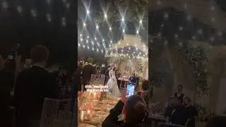 Brendon and Sarah Urie at Mike Naran's wedding, Oct. 19, 2023. video by matleowuensch